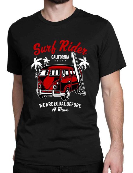 

2019 summer cotton tee shirt tee shirt surfer combi bus hawaii beach vintage cox retro fashion t-shirt