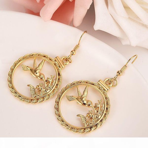 

k gold filled cut out три отделения птица цепь ожерелья серьги кулон bohemian choker подвеска украшение подарочной ее новый, Silver