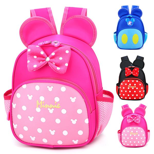 

leather luggage tag factory direct kindergarten schoolbag backpack small ear schoolbag preschool small backpack bag sample custom purse hook