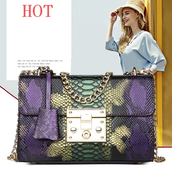 

fashion handbags female shouder bag 20 woman sac crossbody bag rank new trend urban beauty beauty special serpentine