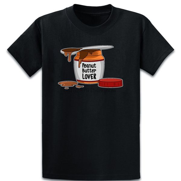 

peanut butter and a spoon funny sandwich lover t shirt cotton leisure round collar printed comical family gift shirt