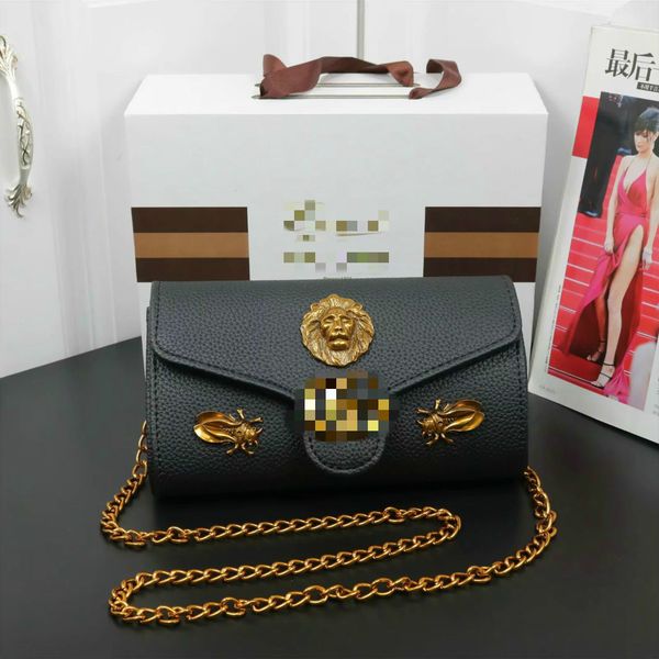 

women's 2020 new european and american fashion single shoulder messenger bag chain bag women's ins super fire bag small 27, Silver