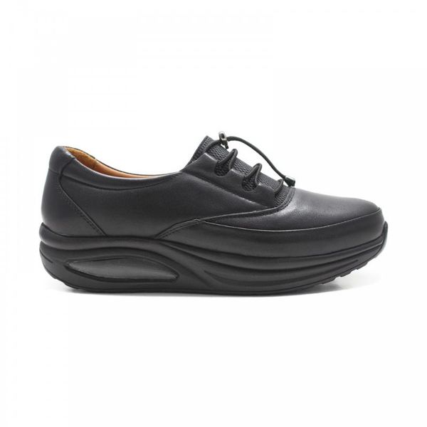 

black orthopedic heel spurs female light walking shoes