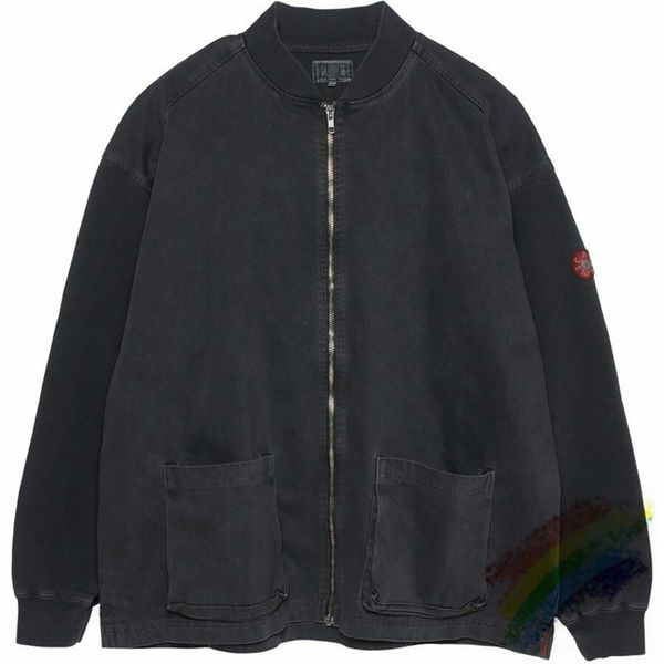 

sweat sleeve overdye zip jacket men women 1 japan casual streetwear jacket coat, Black;brown