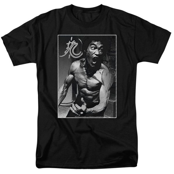 

men t shirt fashion bruce lee focused rage licensed t-shirt all sizes summer t-shirt