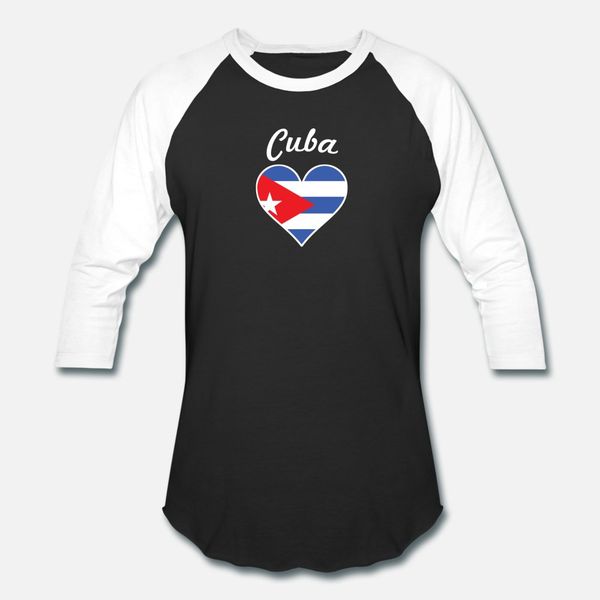 

cuba flag heart t shirt men customized short sleeve size s-3xl standard fitness comfortable summer outfit shirt