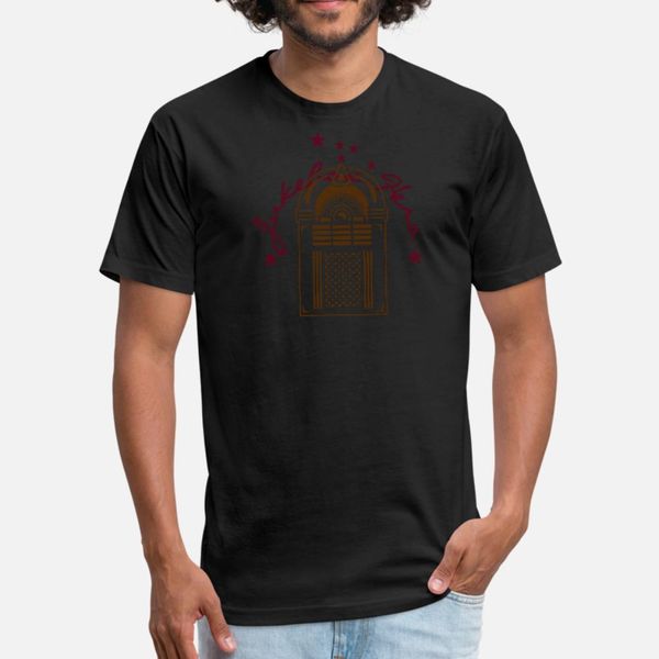 

jukebox c 1c t shirt men character short sleeve crew neck trend interesting breathable spring vintage shirt