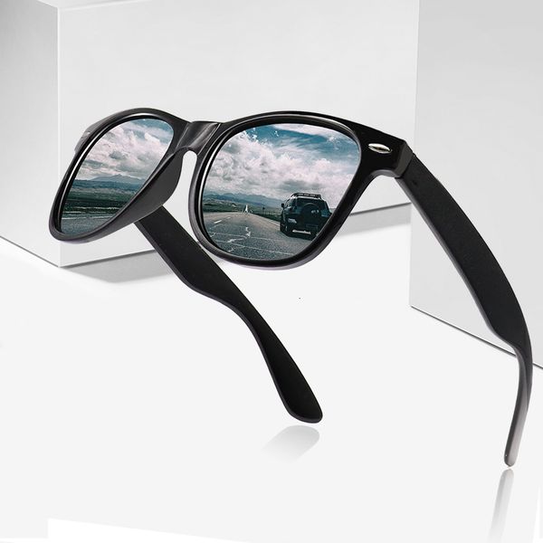 

vintage polarized sunglasses men women brand designer driver shades male sun glasses women men spuare mirror summer uv400 oculos, White;black