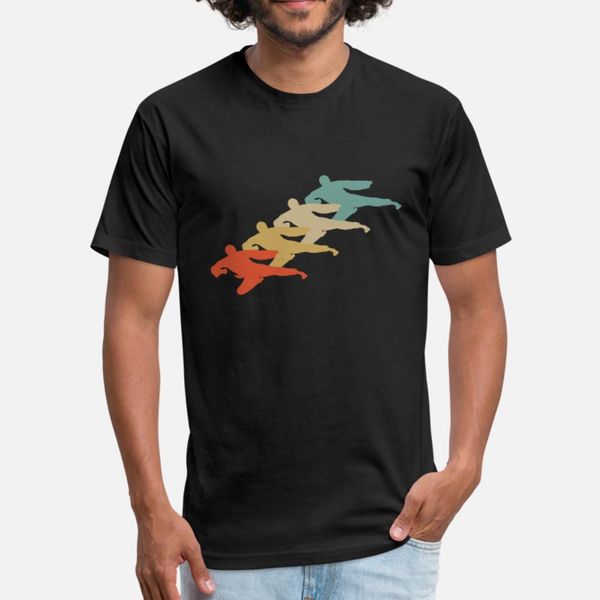 

retro vintage style karate fighter martial arts t shirt men character cotton o neck slim famous casual spring letters shirt