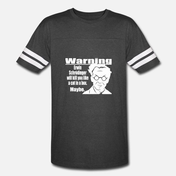 

schrodinger's cat in a box t shirt men anti-wrinkle 100% cotton round neck basic solid anti-wrinkle breathable spring autumn pattern sh
