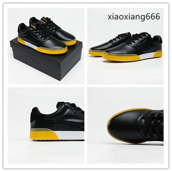 

2020 осень новые продукты гольф отдыха спортивная обувь случайные изысканный моды мастерство носить удобные мужчины и женщины shoes44, Black