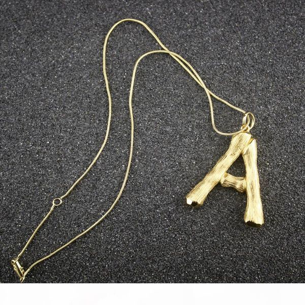 

подвески женщина золото письмо ожерелье женщины женщины 14k золото ожерелье богемского fine jewelry, Silver