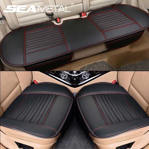 

four seasons car seat cover pu leather cars seat cushion automobiles protector universal car chair pad mat auto accessories