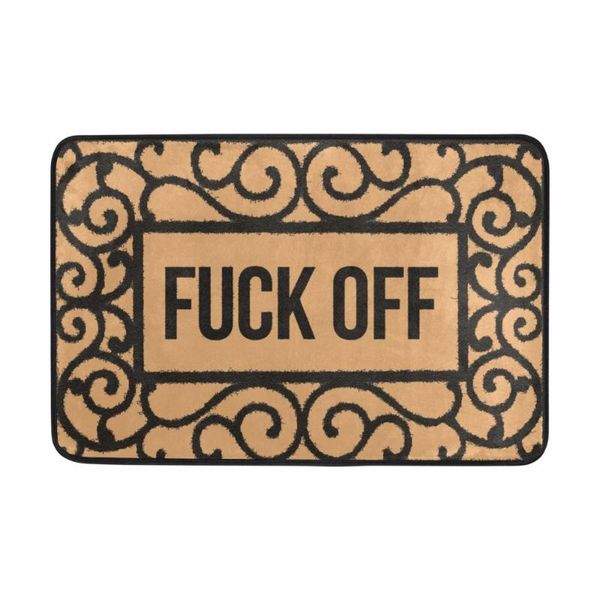 

fashion slogan mats funny welcome entrance floor mat non-slip tub rug corners anti skid bathroom rugs floor carpet home decor