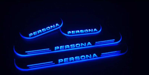 

express delivery led door sill plate strip welcome light threshold guard protectors for persona