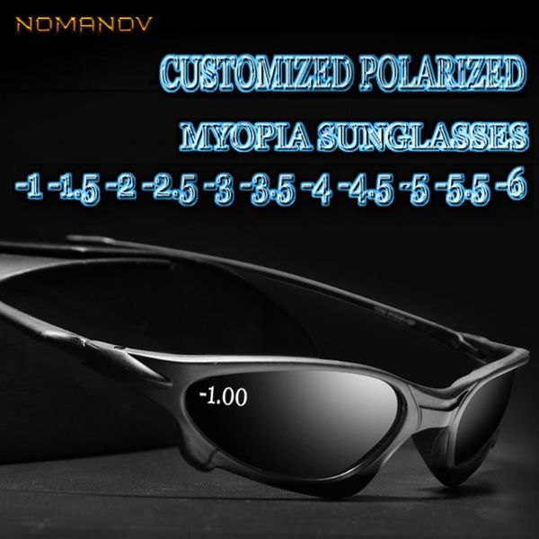 

2020 real custom made myopia minus prescription polarized lens summer style new outdoor sports colorful sunglasses -1 -1.5to -6, White;black