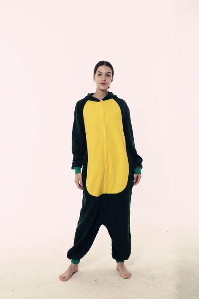 

spring and autumn flannel animal one mascot piece pajamas cartoon autumn and winter plush men and plush, Red;yellow