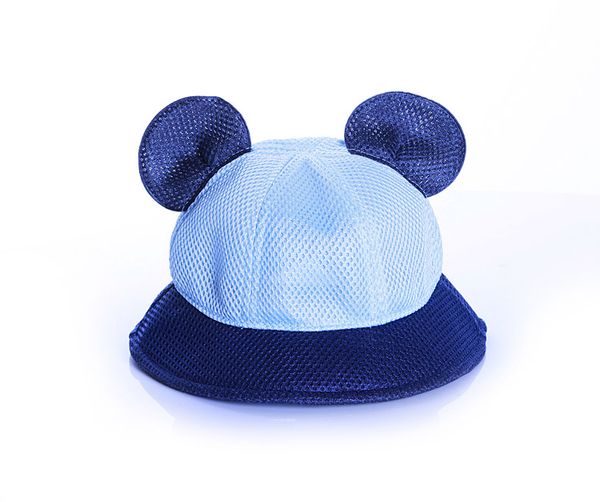 

children's hat summer thin mesh sun hat baby, Yellow