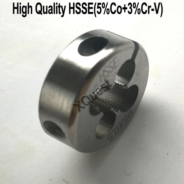 

xquest hsse round split die m7 m8 m9 m10 metric fine thread cutting adjustable dies m11 m12 m14 m16 x2x1.5x1 for stainless steel