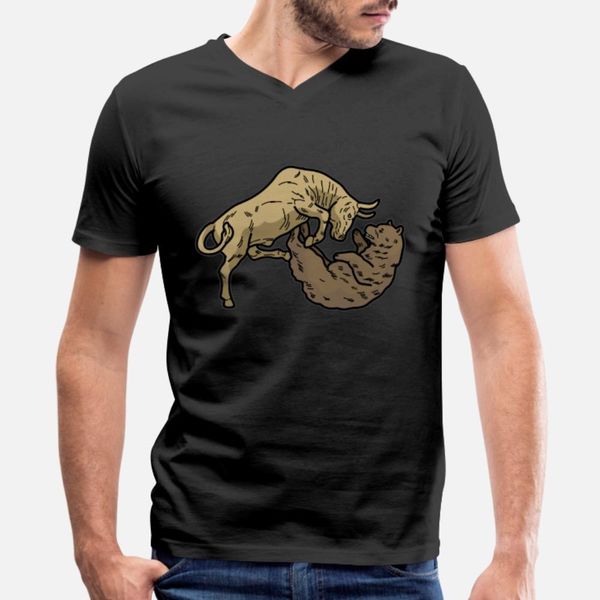 

stock exchange bull bear broker shares gift t shirt men printed tee shirt euro size s-3xl novelty gift basic spring autumn normal shirt