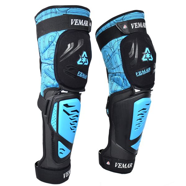 

vemar fireproof pp shell motorcycle protective kneepads moto brace support knight drop protection leggings cycling knee pads