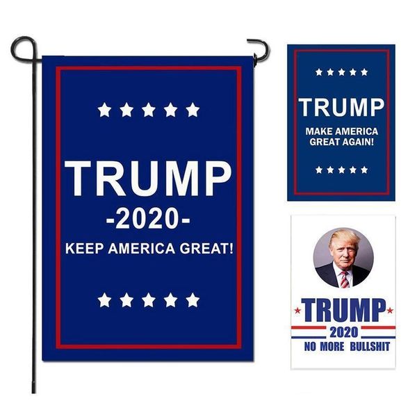 

president general election garden polyester banner trump 2020 flag flags cloth 30* 45cm sweet07 qpvrd