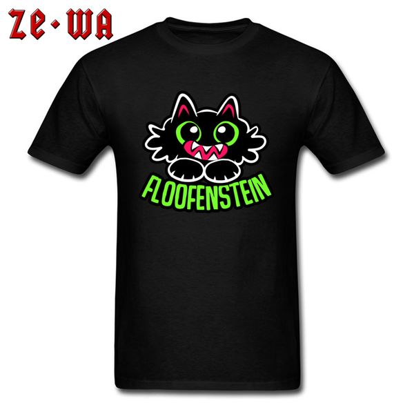 

cartoon image t shirts little monster floofenstein tee-shirts for college summer brand new fashion black t-shirt plus size