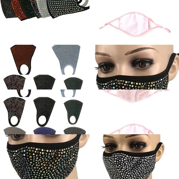 

bling protective bling dustproof fashion diamond mask pm2.5 mouth masks washable reusable oxx9 fizg1