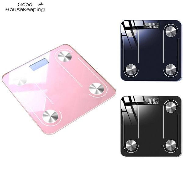 

new-bluetooth body scale smart scale glass led digital floor bathroom weight balance