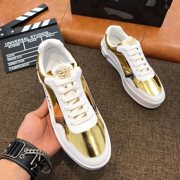 

2021 custom men 's england shoes ,fashion white shoes ,wild shoes ,comfortable and breathable sneakers :original box packaging :38 -44, Black