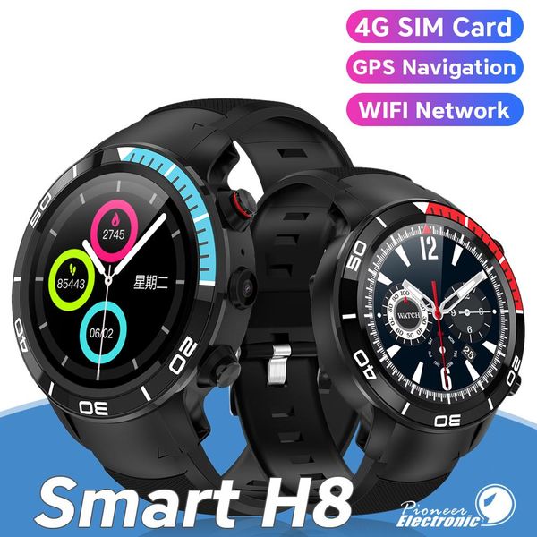 

cgjxsh8 smart watch ip68 waterproof gps navigation 4g sim card camera smartwatch wireless wifi heart rate fitness tracker sport watch