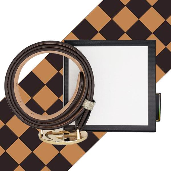 

belt ladies belt men's belt new classic business casual fashion trend retro snake big gold buckle jeans leather gift box 3.8 cm, Black;brown