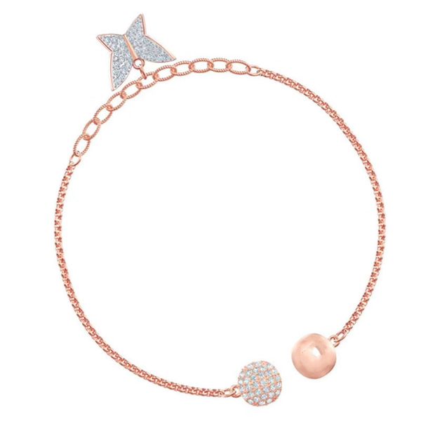 

fine jewellery charms swa rose gold colour butterfly magnet button bracelets for women new, Black