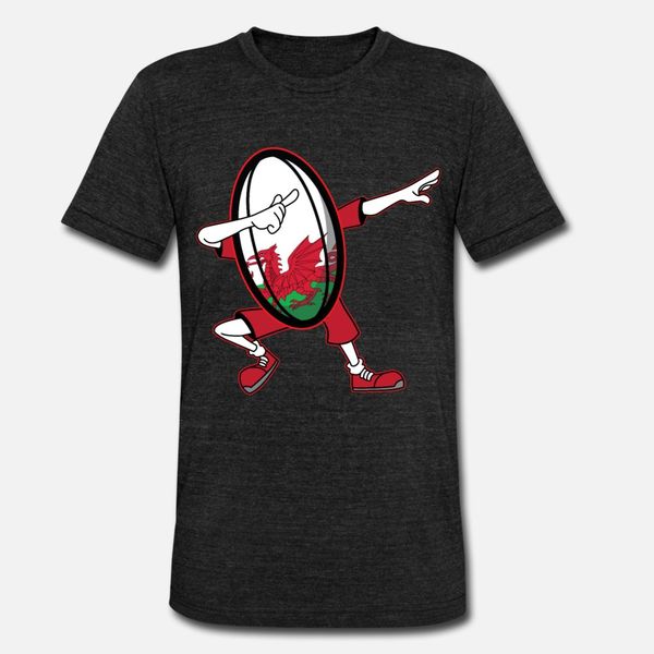 

dabbing wales rugby ball 2019 fans kit for t shirt men printing tee shirt round collar normal interesting breathable summer formal shirt