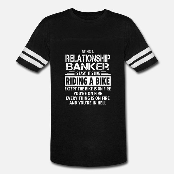 

relationship banker t shirt men create tee shirt s-xxxl unique fit casual summer pictures shirt