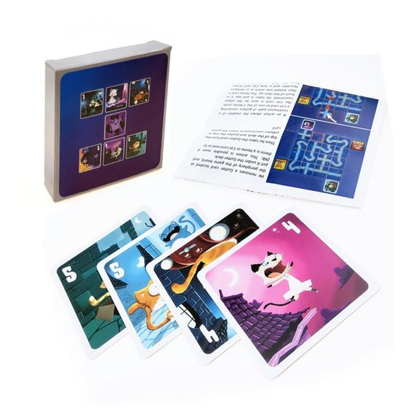 

english for card party gift tarot cat cards quality kitten home game cute deck kids version high board games chabyrinthe invlq jjxh