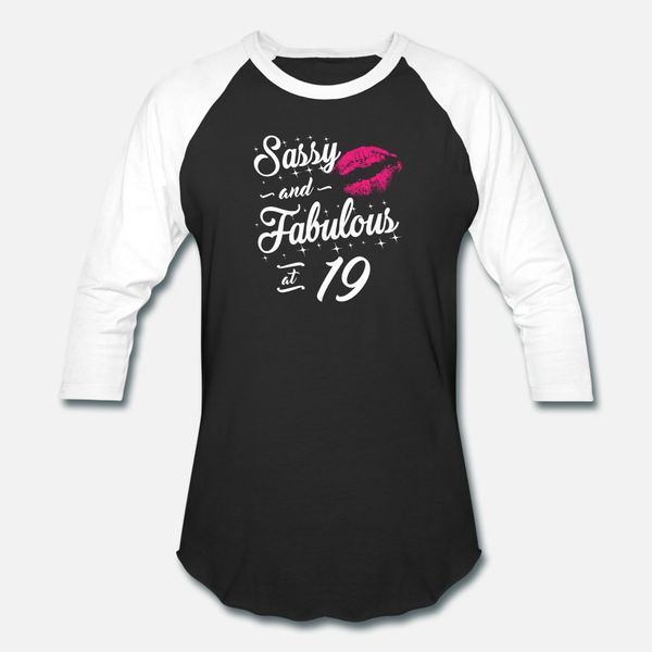 

sassy and fabulous at 19 t shirt men designing 100% cotton round collar costume interesting basic summer pattern shirt
