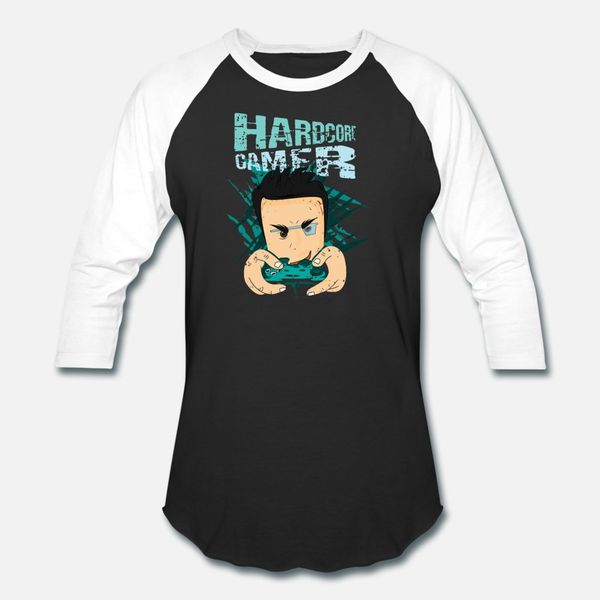 

ве hardcore быть gamer тенниска мужчин создают 100% хлопок s-3xl сплошного цвета сыпучего аутентичное лето нормальной рубашку