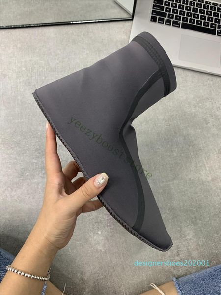 

2019 scuba adlt kanye west new boots mens designer shoes fashion casual sneakers high cut sock shoes size 40-47 d01, Black