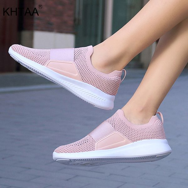 

women slip on flat sneakers woman vulcanized ladies causal fashion knitted sock shoes ladies comfort female plus size, Black