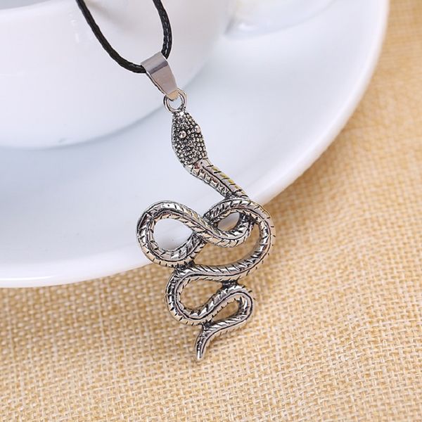 

necklace fashion 2020 women delicate chain snake animal pendant necklace for women clavicle choker collar cute fashion jewelry, Silver
