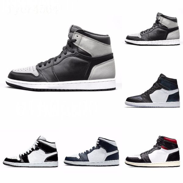 

new 1s high 3 shattered og bred toe banned game royal shoes men 1s shadow sneakers with box j#08-280