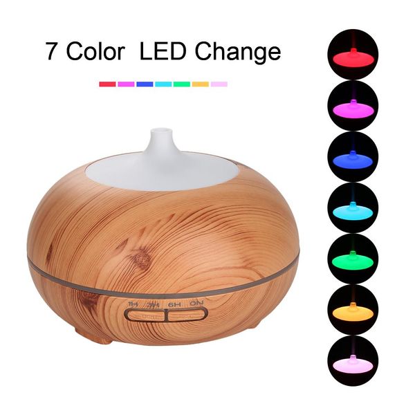 

cgjxswholesale wooden 300ml aroma essential oil diffuser with led light wood grain ultrasonic humidifier for office home bedroom study yoga