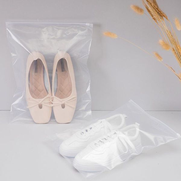 

small plastic bags reclosable transparent bag shoe bag vacuum storage storage organizer pouch baggage waterproo