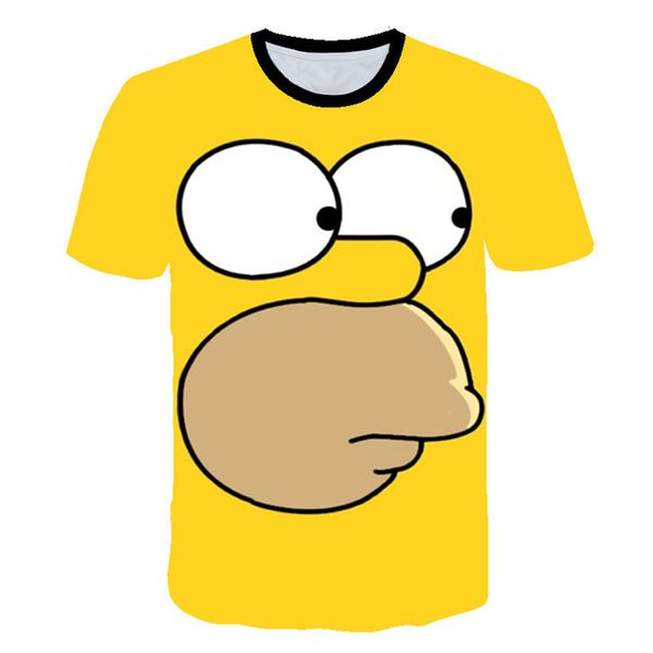 

men homer simpson and his son shorts sleeve brand clothing 3d print shirts horror anime hentai men clothing