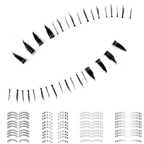 10 pares 3d mark cabelo falso cílios diferentes estilo falso mais baixo cílios beleza maquiagem fundo olho cílios maquiagem suprimentos