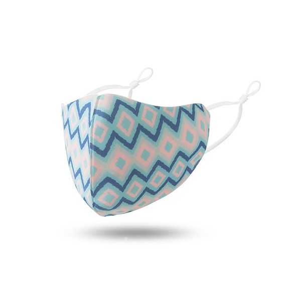 

ferr ship!reusable mask Designer face mask Printed stripe face masks fashion cover are dustproof and smog-proof, blue silk Leopard mascarill