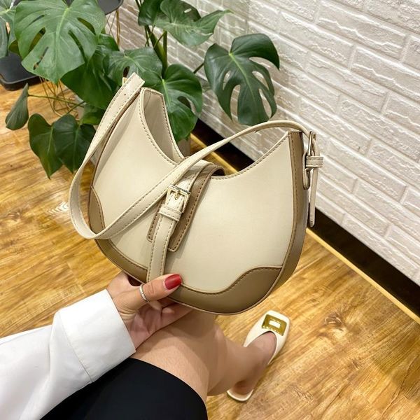 

fashion hit color pu leather small saddle bags for women 2020 lady shoulder crossbody bag female travel handbags and purses