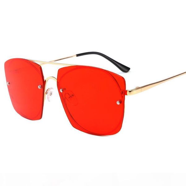 

hip hop square sunglasses women retro men brand sun glasses vintage gradient mirrored metal frame glasses punk sunglasses fml, White;black