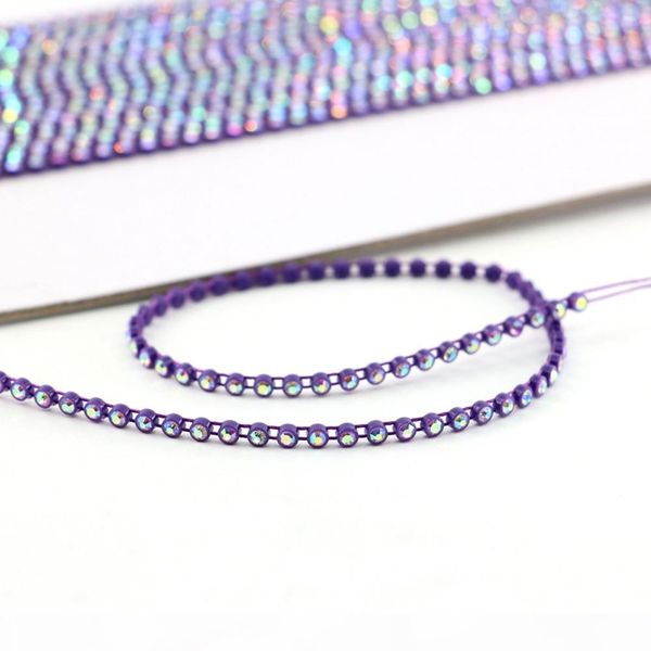 

wedding cake rhinestone banding for garment accessories rhinestone banding for beading good quality gba005, Black